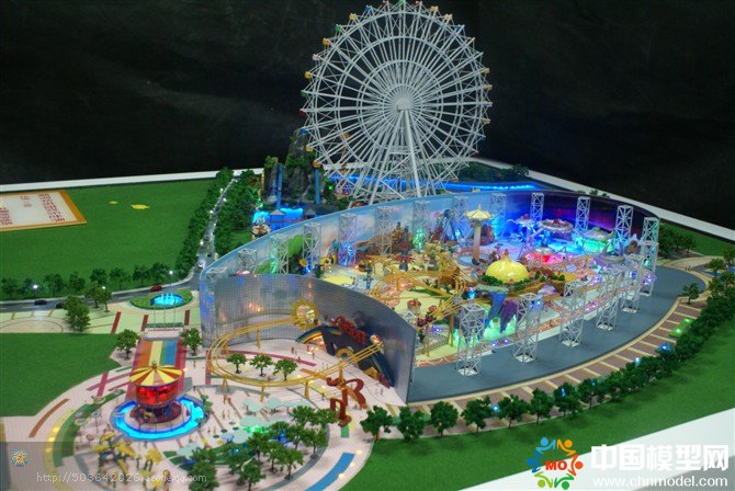 游樂場(chǎng)設(shè)備演示沙盤模型，燃?xì)獍踩鹿恃菔旧潮P模型