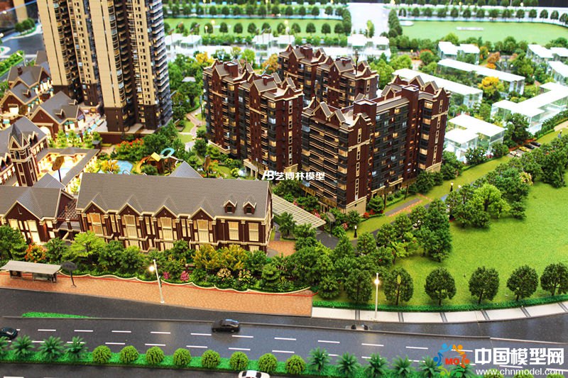 南寧萬(wàn)科公園建筑住宅房地模型