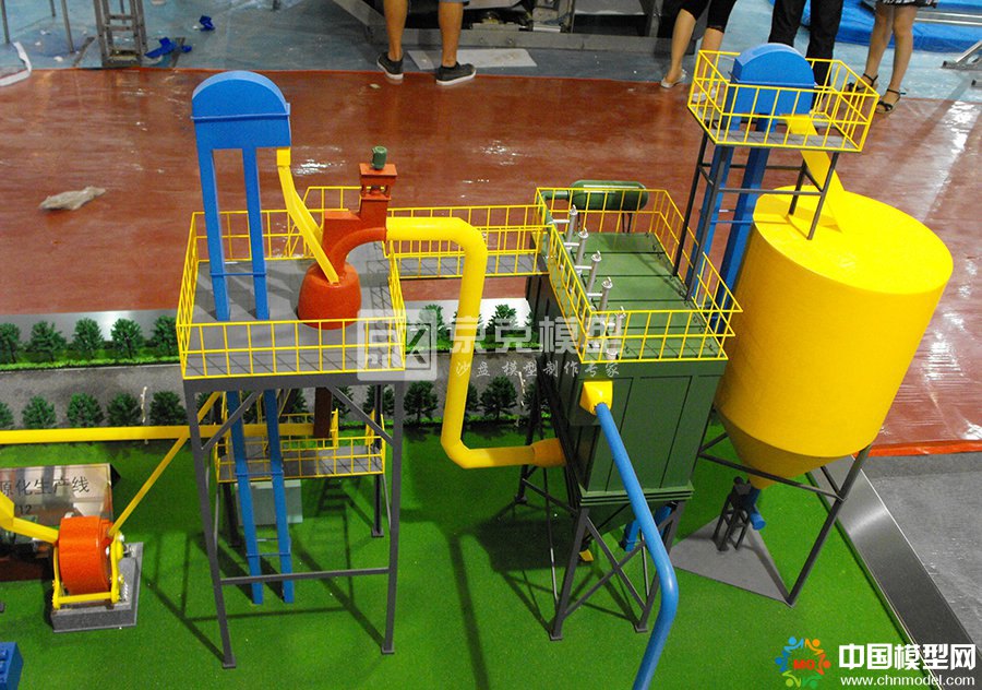 工業(yè)固廢資源化生產線裝置模型