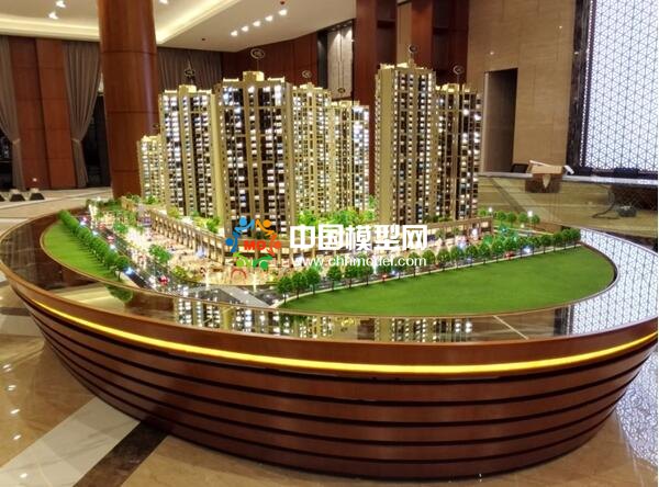 售樓部建筑沙盤模型有講究，要求高檔大氣吸睛