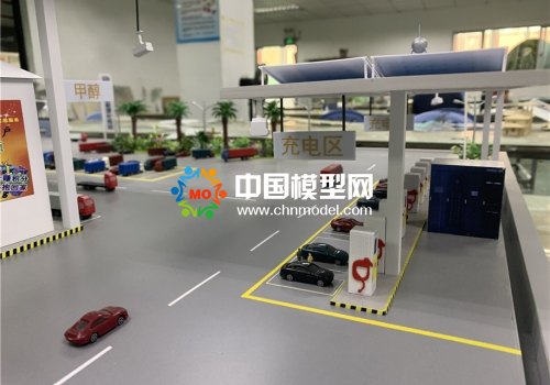 充氣站模型，充電站模型，能源站模型