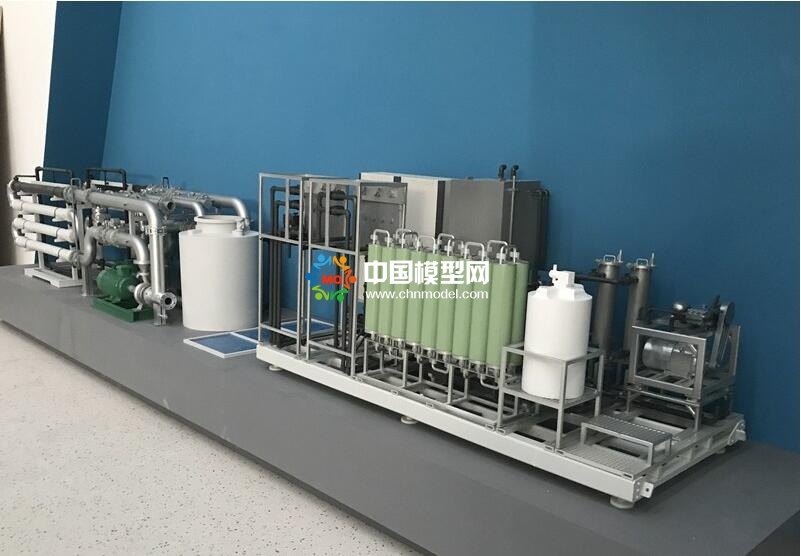 生活垃圾處理廠滲濾液及膜下水處理沙盤(pán)模型