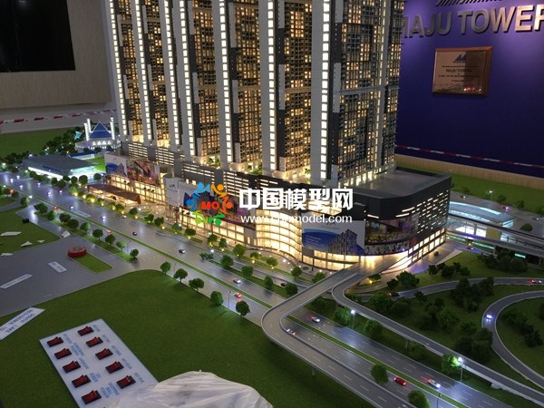 吉隆坡商業(yè)綜合體沙盤模型