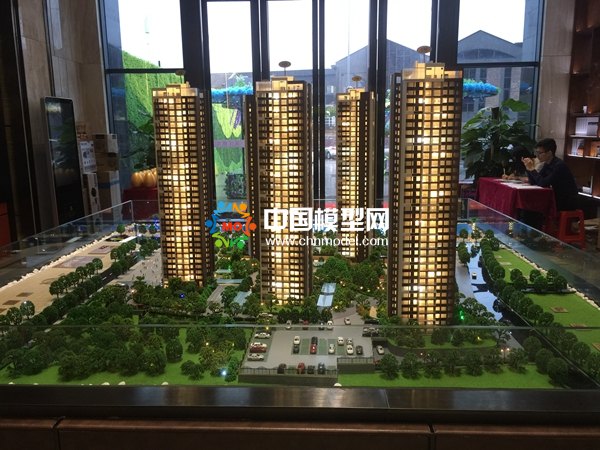 濱江時(shí)光園樓盤沙盤模型