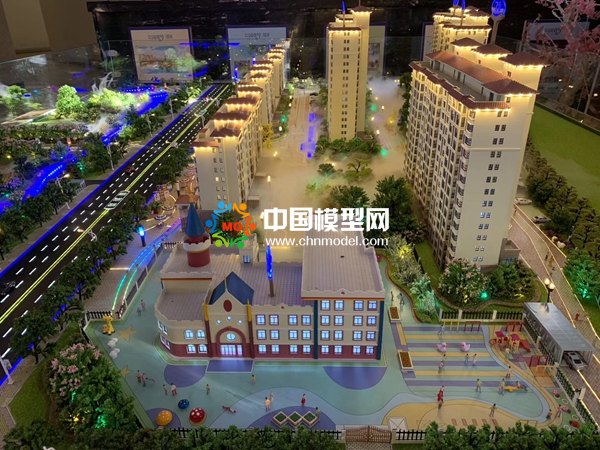 公園壹號(hào)售樓部沙盤(pán)模型