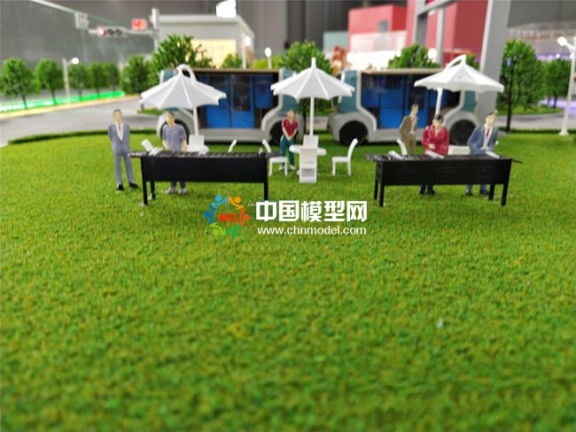 AI智慧園區(qū)沙盤(pán)模型