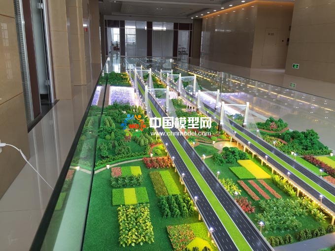 高速公路橋沙盤模型
