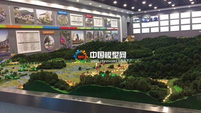 道場(chǎng)鄉(xiāng)美麗鄉(xiāng)村示范樣板區(qū)沙盤模型