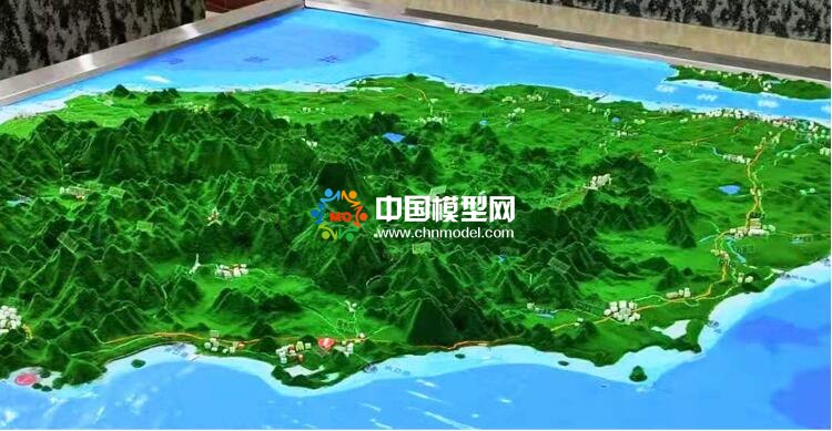 山體地形沙盤模型