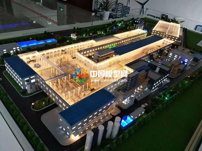 工廠生產(chǎn)線工藝流程沙盤模型