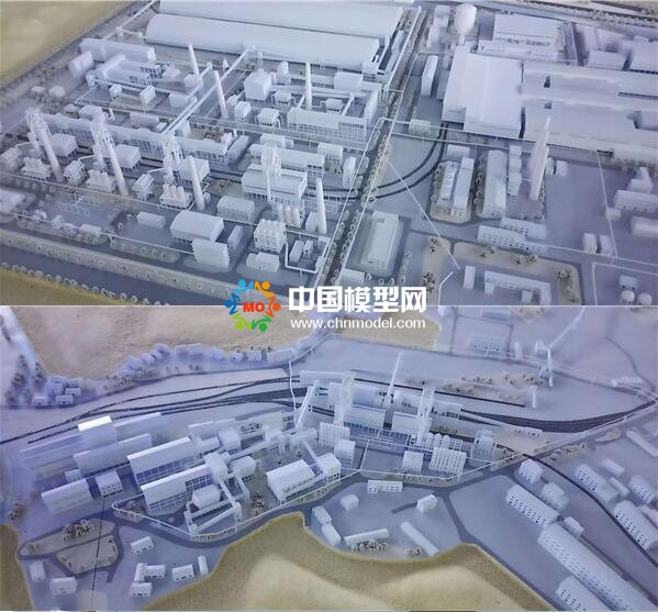 鋼鐵廠沙盤模型，投影電子沙盤