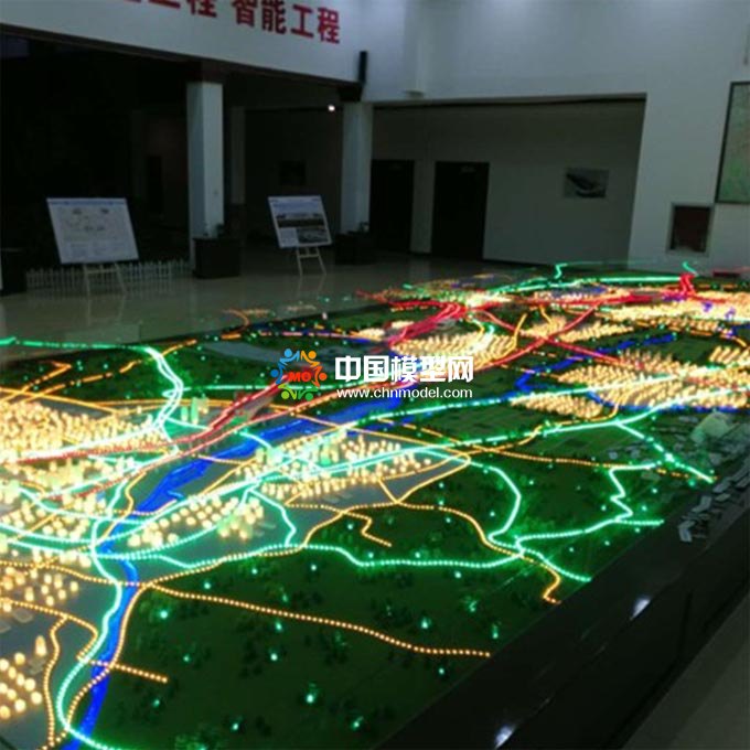 高鐵路網(wǎng)沙盤(pán)模型