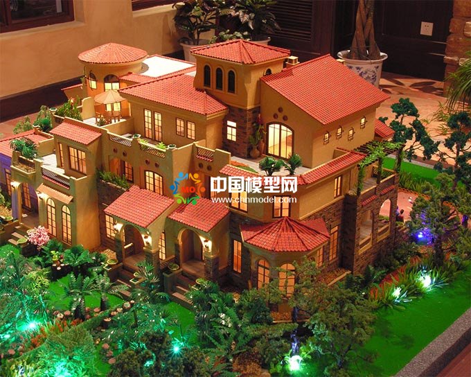 排屋別墅沙盤模型
