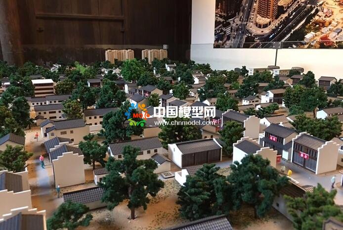 老街沙盤(pán)模型，復(fù)原模型