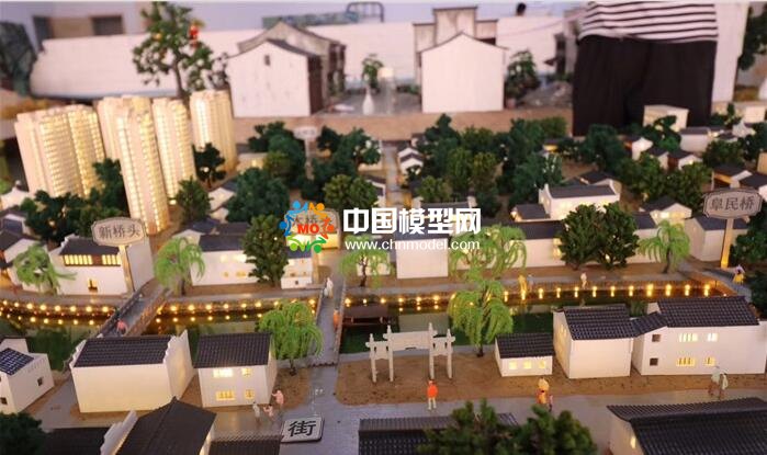 老街沙盤(pán)模型，復(fù)原模型