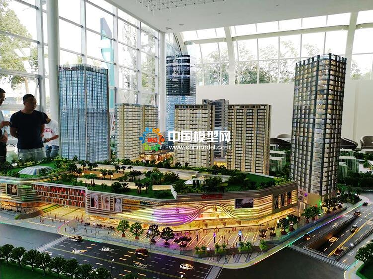滇池明珠萬達(dá)廣場建筑模型