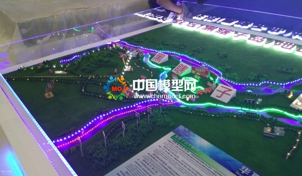 黑瞎子島地形沙盤模型