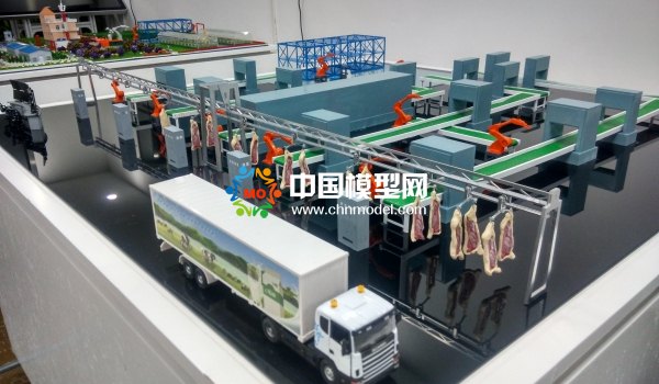 智慧工廠沙盤模型，生產(chǎn)線沙盤模型
