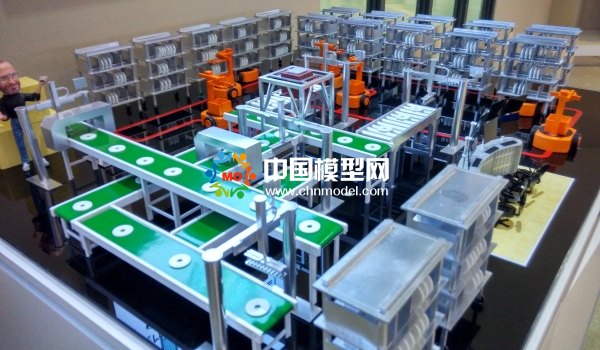 智慧工廠沙盤模型，生產(chǎn)線沙盤模型