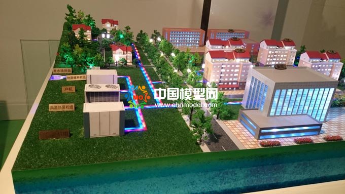 地源熱泵系統(tǒng)沙盤模型，風(fēng)源熱泵系統(tǒng)沙盤模型