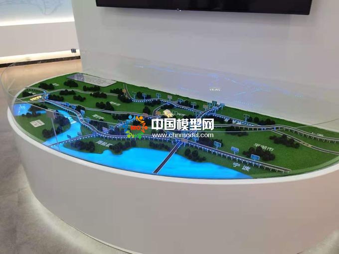 高速互通沙盤模型，高架橋沙盤模型，高速公路沙盤模型
