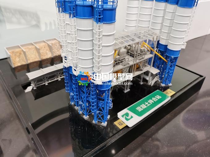 混凝土拌合站模型，混凝土攪拌站模型