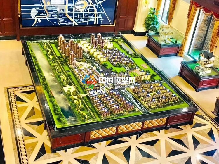 高檔樓盤模型底座，售樓部沙盤展臺（收藏）