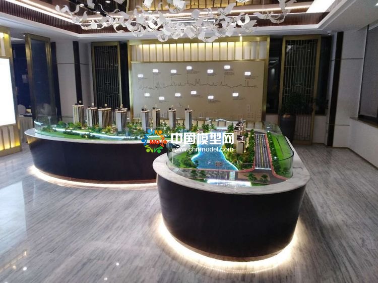 高檔樓盤模型底座，售樓部沙盤展臺（收藏）