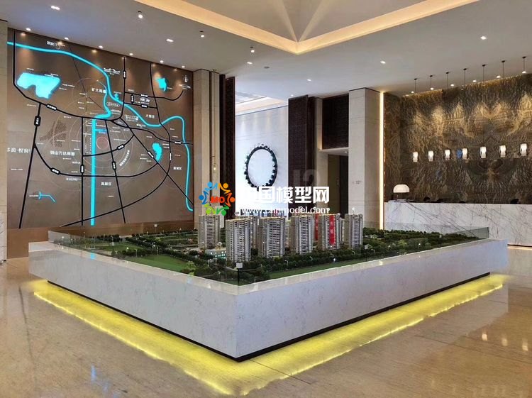 高檔樓盤模型底座，售樓部沙盤展臺（收藏）