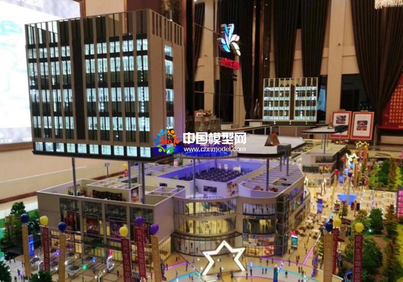 現(xiàn)代生活廣場(chǎng)沙盤(pán)模型