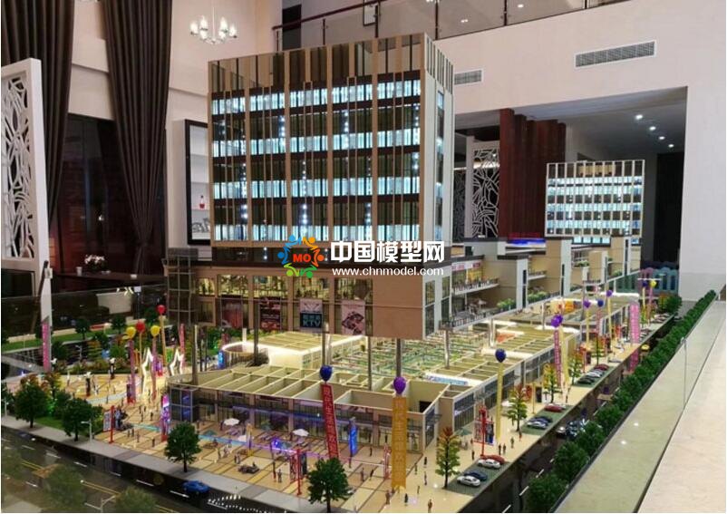 現(xiàn)代生活廣場(chǎng)沙盤(pán)模型