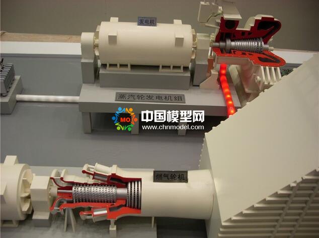 蒸汽聯(lián)合循環(huán)發(fā)電技術(shù)沙盤(pán)模型