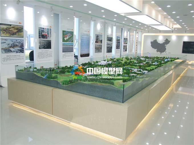 煤電循環(huán)利用沙盤模型