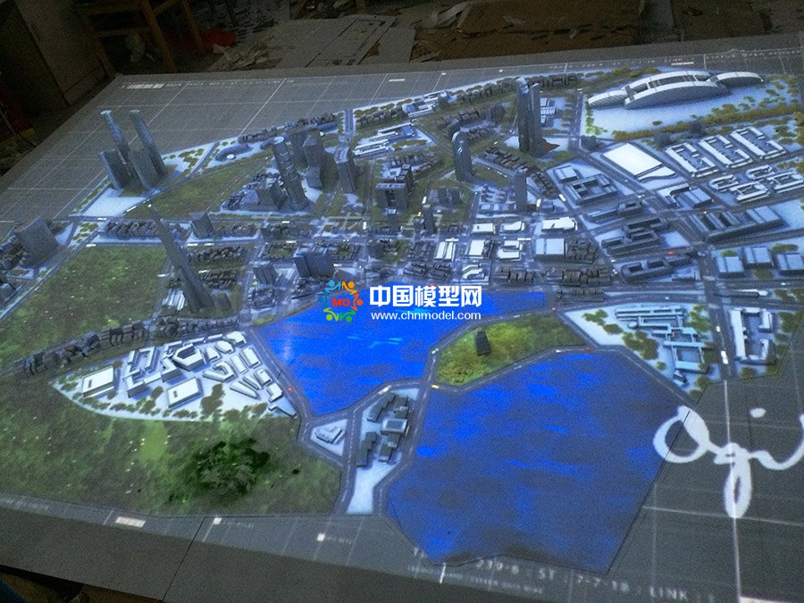 汽車產(chǎn)業(yè)規(guī)劃布局投影沙盤