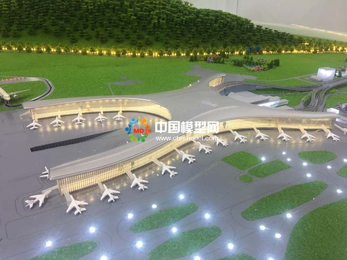 機場物流園沙盤模型