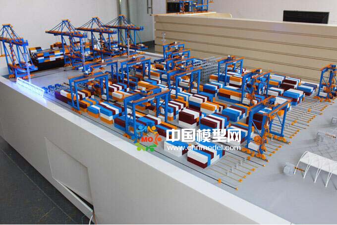 自動化集裝箱港口碼頭沙盤模型