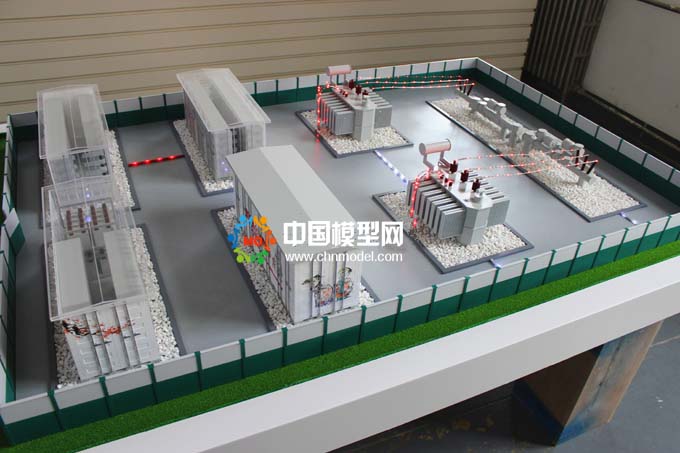 模塊化變電站模型，箱式變電站模型