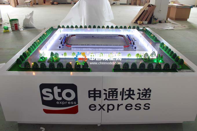 快遞物流沙盤，智能分揀模型