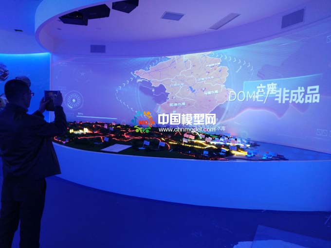 水網(wǎng)分布沙盤(pán)模型