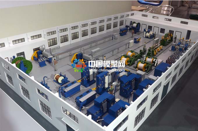 電纜生產線模型