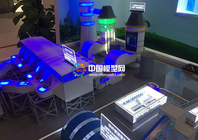 發(fā)電廠環(huán)保設備模型，電除塵模型，脫硫脫硝模型