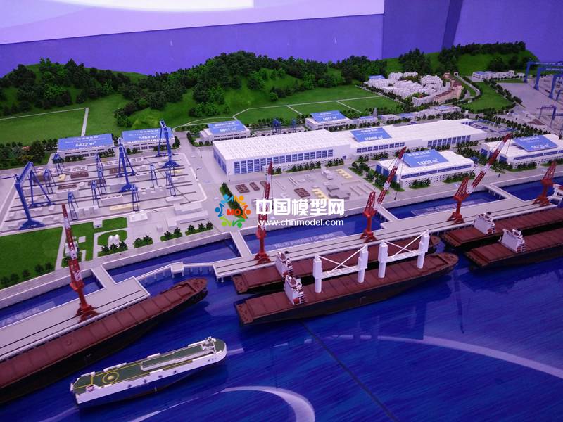 海運重工沙盤模型，海工裝備修造模型