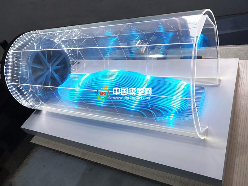 汽車風(fēng)洞測試實驗?zāi)P? align=