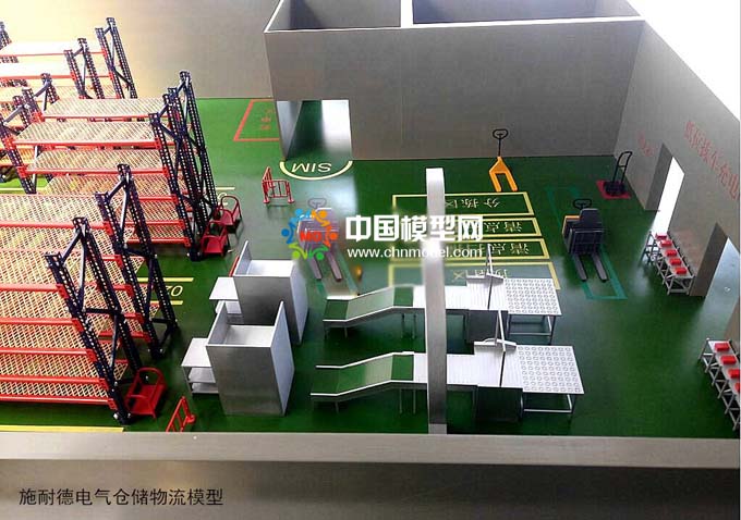 施耐德電氣倉(cāng)儲(chǔ)物流沙盤(pán)模型