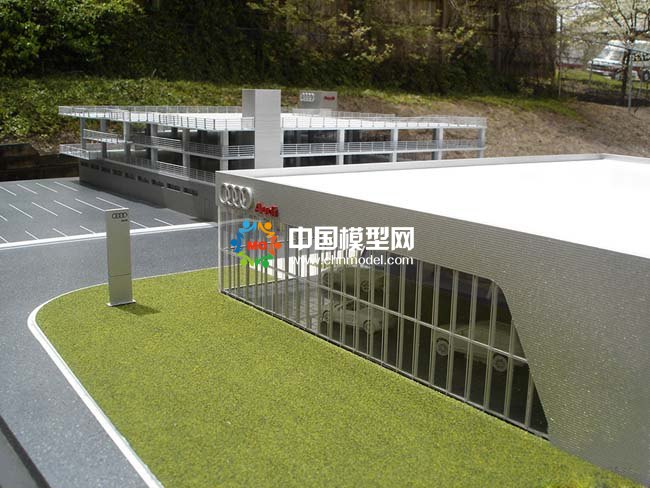 汽車(chē)展館沙盤(pán)模型，汽車(chē)展廳4S店沙盤(pán)模型