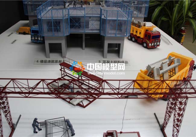 住宅工業(yè)化pc預(yù)制構(gòu)件生產(chǎn)沙盤(pán)模型