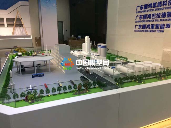 氫能源應(yīng)用場景沙盤模型，氫燃料電池沙盤模型
