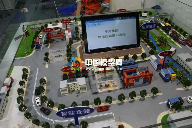 智能倉(cāng)儲(chǔ)系統(tǒng)沙盤模型