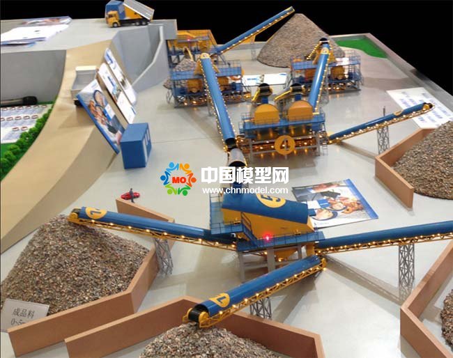 建筑垃圾破碎站沙盤(pán)模型