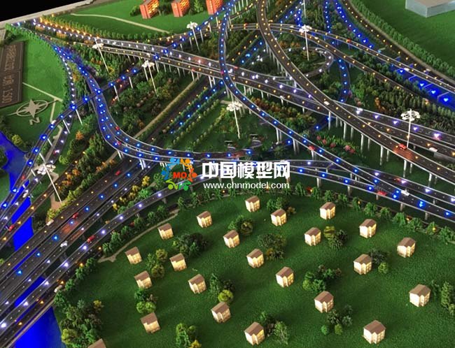 張江立交橋沙盤(pán)模型
